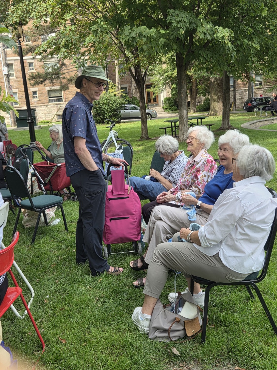 1 - knit in the park 2026 - needlework guild of canada